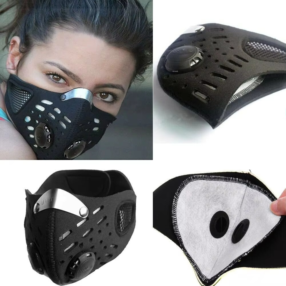 Anti Pollution Mask - 1 Stück Gesichtsmaske mit abnehmbarem Filter,