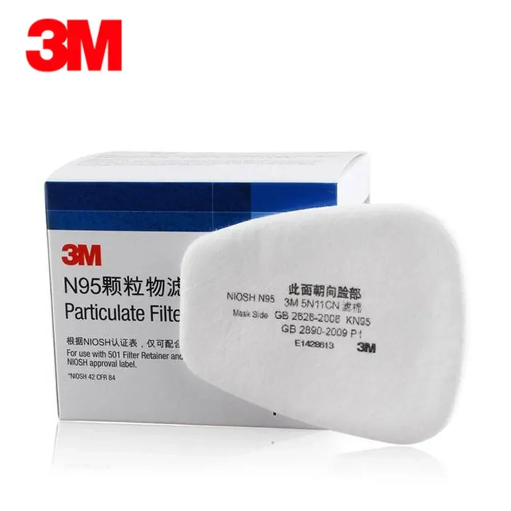 Dust Mask Construction - 10 Stück/Box 3M 5N11 Baumwollfilter für