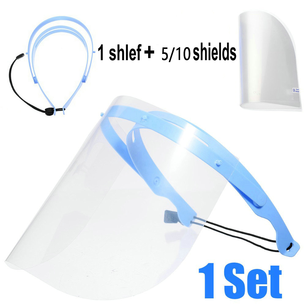 Anti Pollution Mask - Zahnarzt-Schutzmaske mit vollem Schild, transparente Gesichtsmaske
