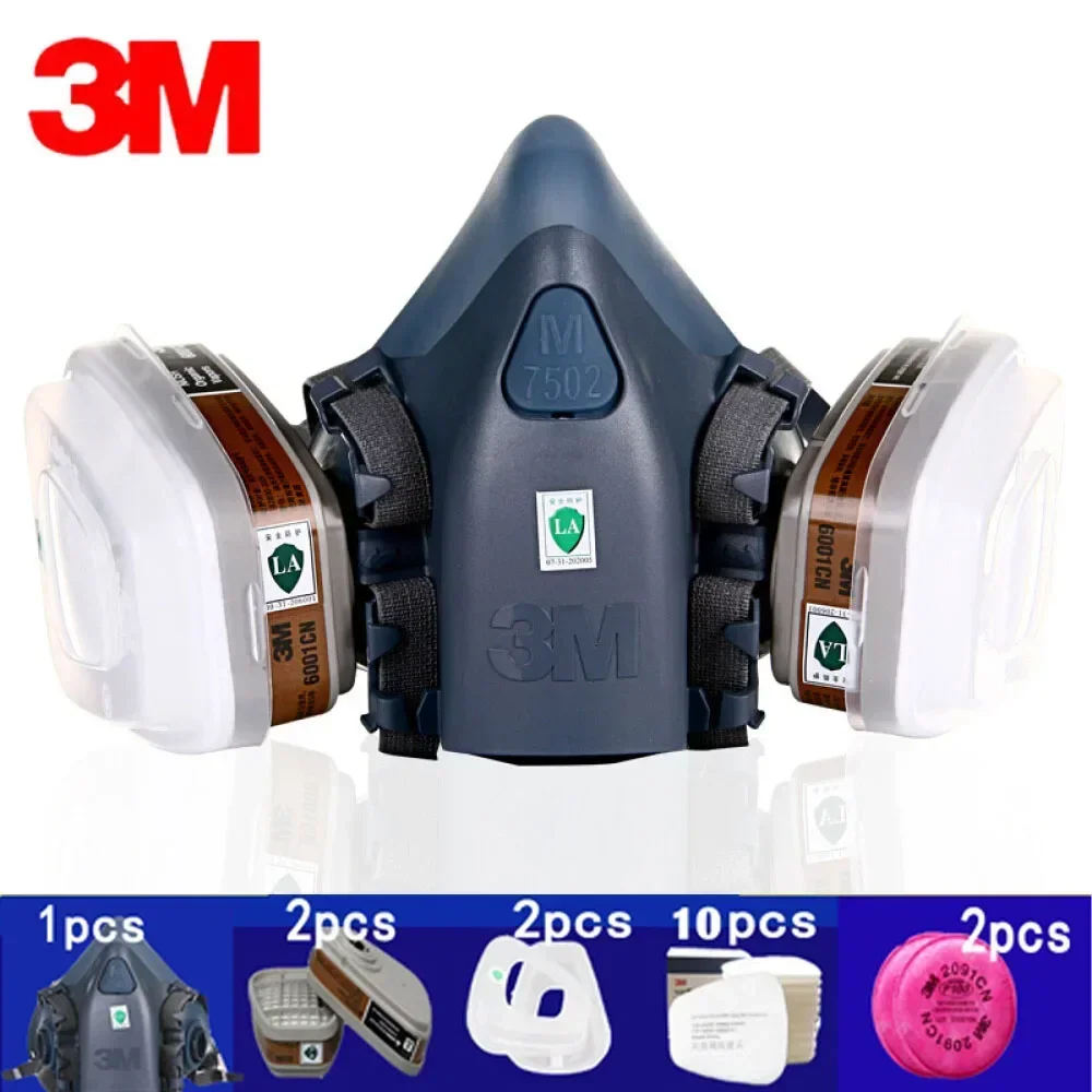 3M 7502 Atemschutzmaske Schutz – Dust Mask Construction Bewertung und Preis